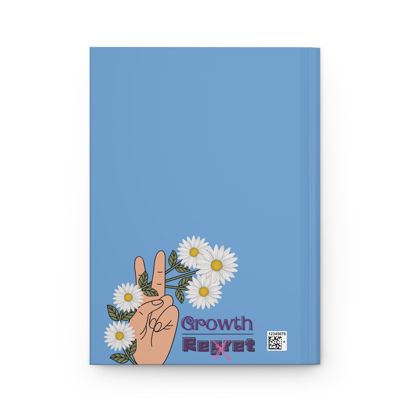 Growth Mindset - Hardcover Journal (Matte Sky Blue)