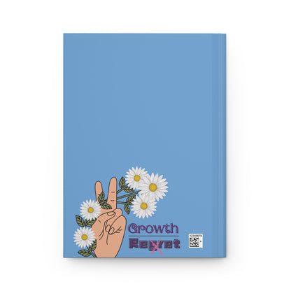 Growth Mindset - Hardcover Journal (Matte Sky Blue)