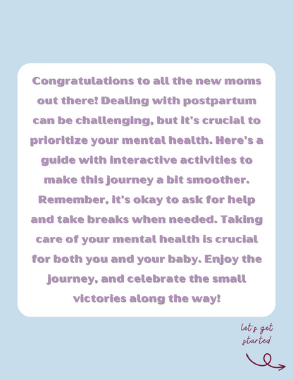 Mama Bear (Post-Partum) E-Workbook