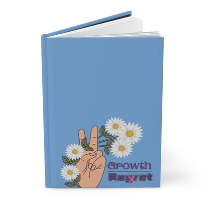 Growth Mindset - Hardcover Journal (Matte Sky Blue)