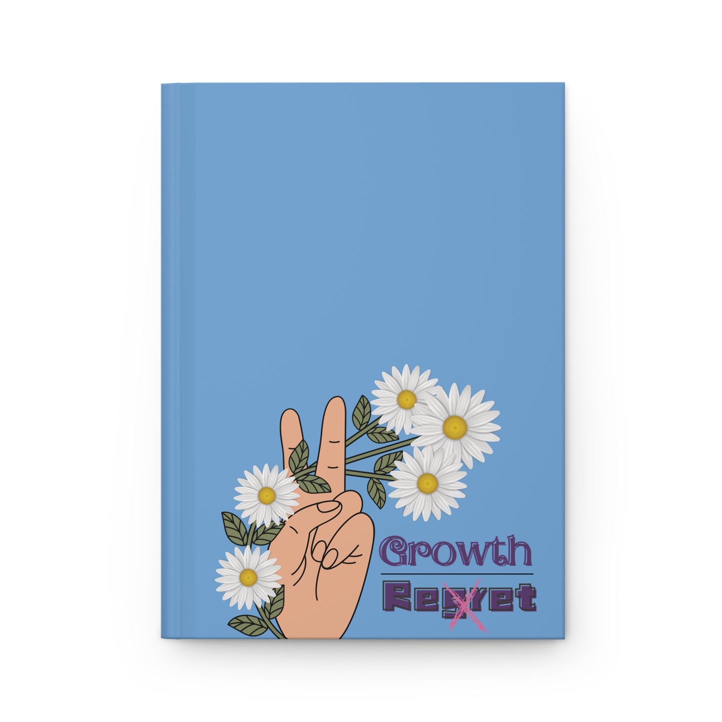 Growth Mindset - Hardcover Journal (Matte Sky Blue)