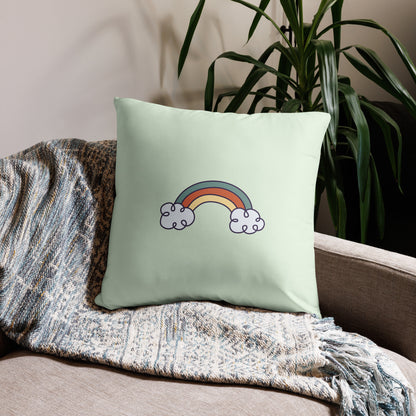 Emotions Wheel - [Mint Green] Pillow