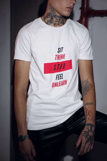 S.T.F.U. T-Shirt Unisex - WHITE