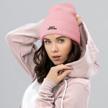 Shift Happens - Beanie PINK