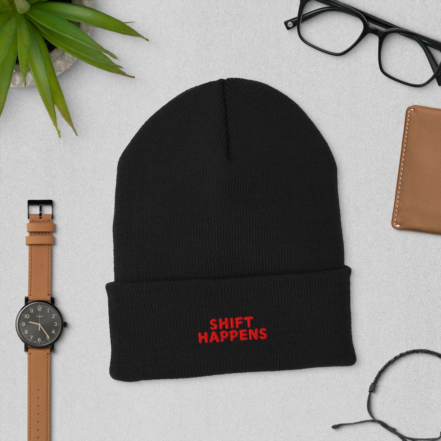 Shift Happens - Beanie BLACK