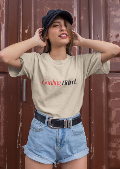 Goaling Hard - Unisex T-Shirt - TAN