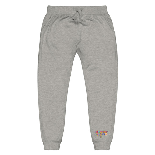 Growing Through it - Joggers [GREY] - Fleece UNISEX