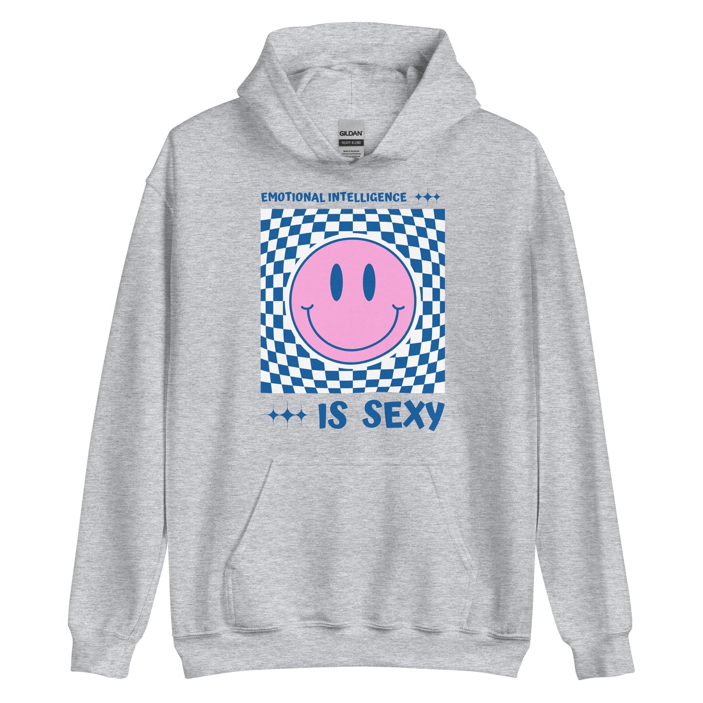 Heather Grey - "Emotional Intelligence" - Unisex Hoodie