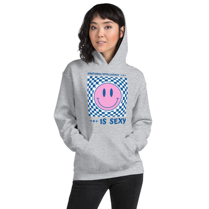 Heather Grey - "Emotional Intelligence" - Unisex Hoodie