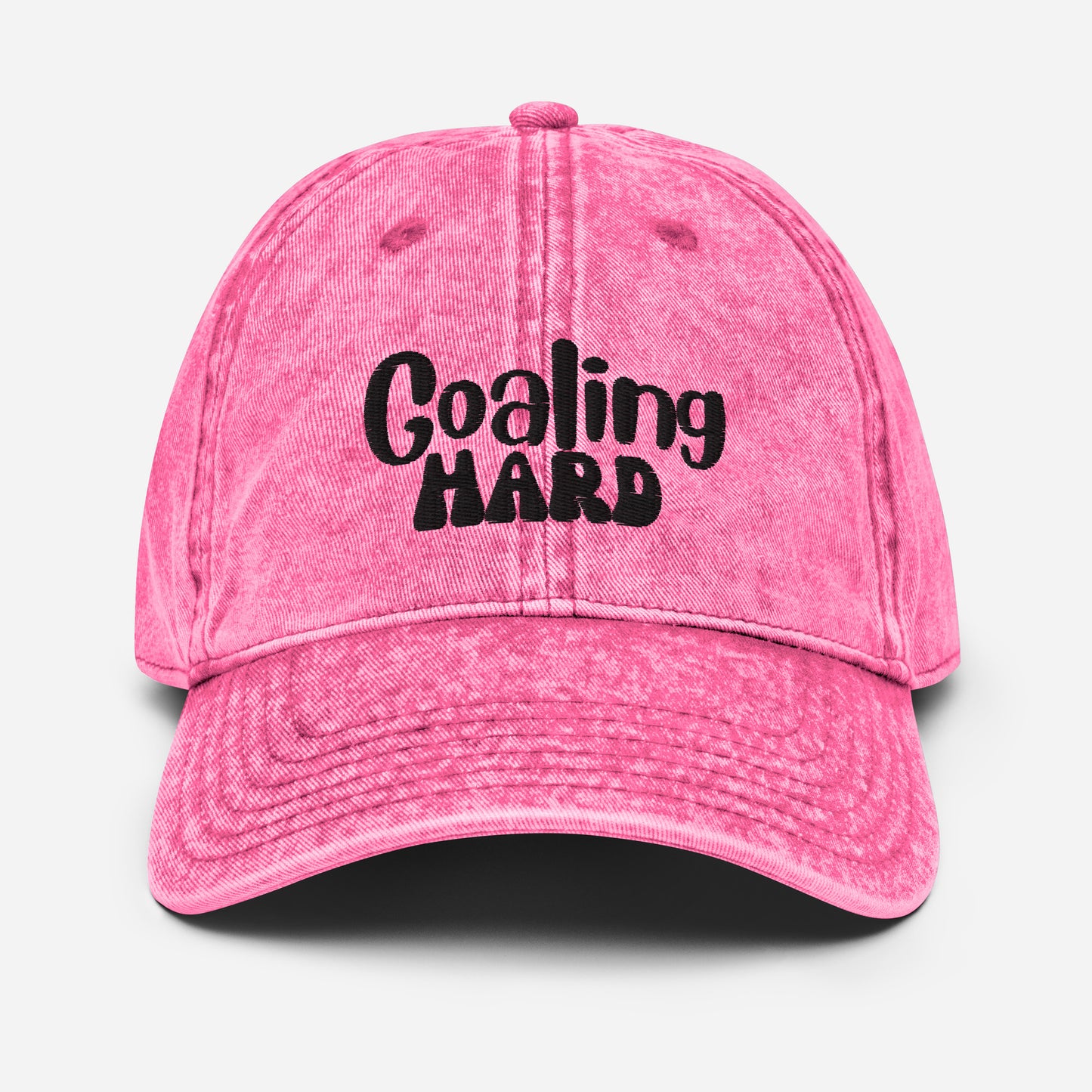 Goaling Hard - PINK Vintage Cap