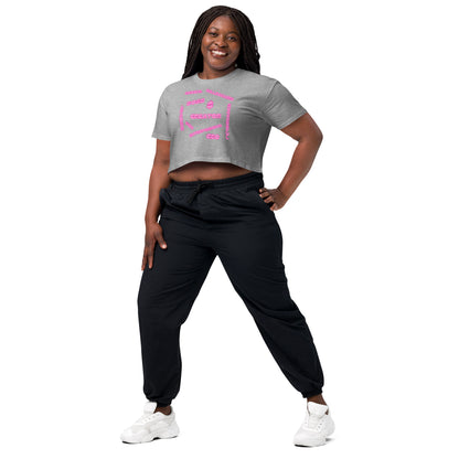 Affirmations - [Gray] - Crop Tee