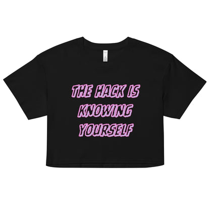 Know Thy Self - Crop Top