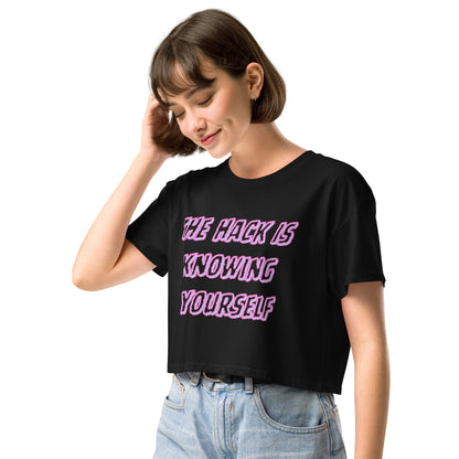 Know Thy Self - Crop Top